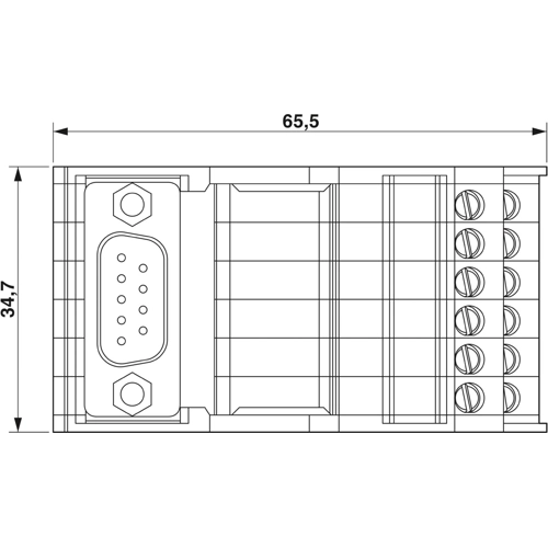 2315117 Phoenix Contact Transfer Modules for Mounting Rail Image 2