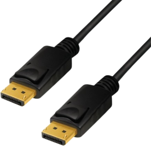 DisplayPort 1.4 connection cable, M/M, 2m, black