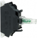 Harmony lysmodul med LED i grøn farve og 230-240 VAC forsyning med fjederterminaler