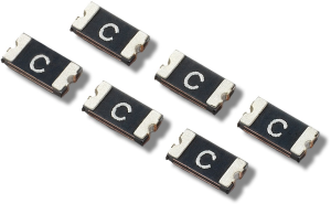 PTC fuse, self-resetting, SMD 1206, 6 V (DC), 100 A, 3.5 A (trip), 1.75 A (hold), 1206L175PR