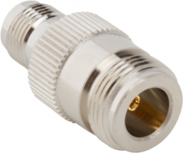 Coaxial adapter, 50 Ω, N socket to RP TNC socket, straight, 242132RP