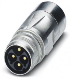 Plug, M17, 6 pole, crimp connection, SPEEDCON locking, straight, 1618703