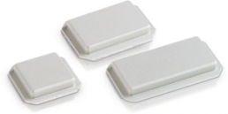 Aperture, rectangular, (L x W x H) 17.35 x 14 x 5.5 mm, light gray, for short-stroke pushbutton, 5.46.681.002/0700