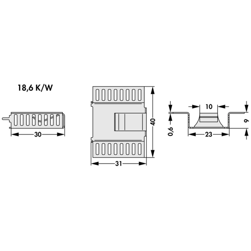 FK 278 MI 247 O Fischer Elektronik Heat Sinks Image 2