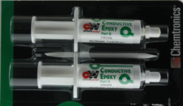 Silver-containing epoxy resin adhesive 7 g syringe, ITW Chemtronics CW2400