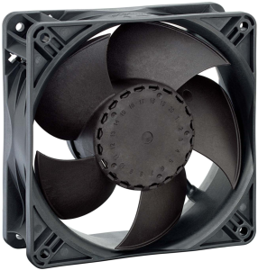 AC axial fan, 230 V, 120 x 120 x 38 mm, 160 m³/h, 39 dB, ball bearing, ebm-papst, ACI 4420 H