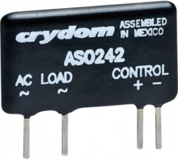 Solid state relay, 280 VAC, zero voltage switching, 4-10 VDC, 1.5 A, PCB mounting, ASO241