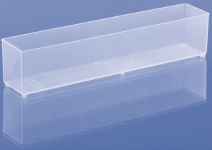 Compartment insert, transparent, (W x D) 39 x 218 mm, EINSATZ 55 A9-4