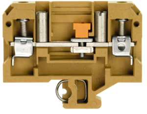 Isolating and measuring isolating terminal block, screw connection, 0.5-6.0 mm², 41 A, 6 kV, yellow, 0437920000