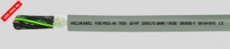 PVC control line JZ-HF 10 G 0.5 mm², AWG 20, unshielded, gray