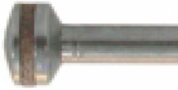 Tool mounting shank, shaft Ø 2.35 mm, shaft length 44 mm, disc, stainless steel, 303RF 104 035