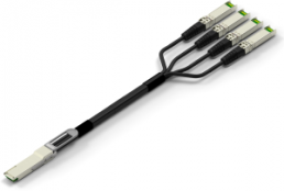 Connecting line, 2 m, plug straight to plug straight, 0.051 mm², AWG 30, 4-2334236-4