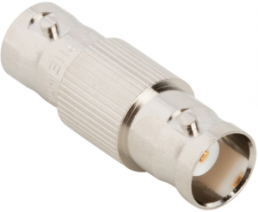 Coaxial adapter, 50 Ω, BNC socket to BNC socket, straight, 031-219-RFX