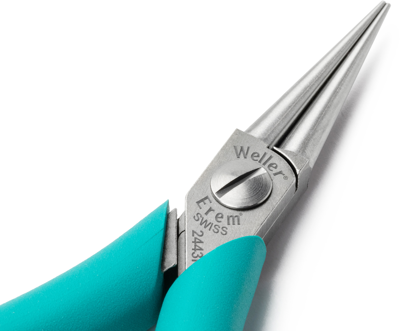 2443P Weller Erem Flat Nose Pliers, Snipe Nose Pliers, Round Nose Pliers, Needle Nose Pliers Image 4