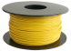 PVC-switching wire, Yv, 0.5 mm², AWG 20, yellow, outer Ø 1.4 mm