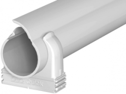 Electrical installation pipe kit, (L x W x H) 20 m x 32 x 32 mm, PVC, light gray, 2154544