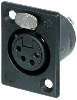 NC4FP-B-1 Neutrik XLR Connectors