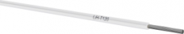 TPE-E-switching strand, halogen free, LiH-T120, 0.25 mm², AWG 24, white, outer Ø 1.1 mm