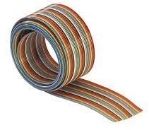 Flat ribbon cable, 60 pole, pitch 1.27 mm, 0.09 mm², AWG 28, different