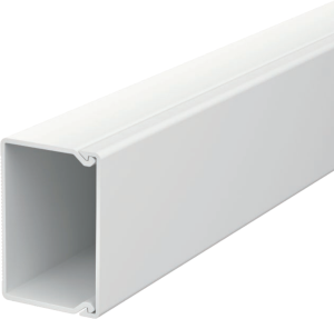 Cable duct, (L x W x H) 2000 x 45 x 30 mm, PVC, light gray, 6026842