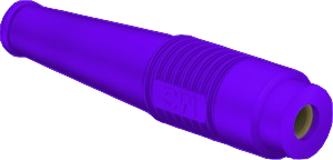 4 mm insulating grommet, solder connection, 2.5 mm², purple, 64.1004-26
