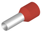 Insulated Wire end ferrule, 10 mm², 22 mm/12 mm long, red, 9019240000