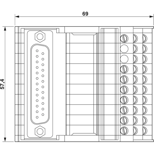 2315133 Phoenix Contact Transfer Modules for Mounting Rail Image 2