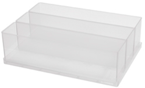 Compartment insert kit, transparent, (W x D) 238 x 168 mm, EINSATZ 80 3XBA8-3