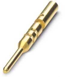 Pin contact, 0.34-0.5 mm², crimp connection, nickel-plated/gold-plated, 1244459