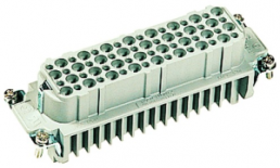 Socket contact insert, 24B, 64 pole, unequipped, crimp connection, with PE contact, 09212643101