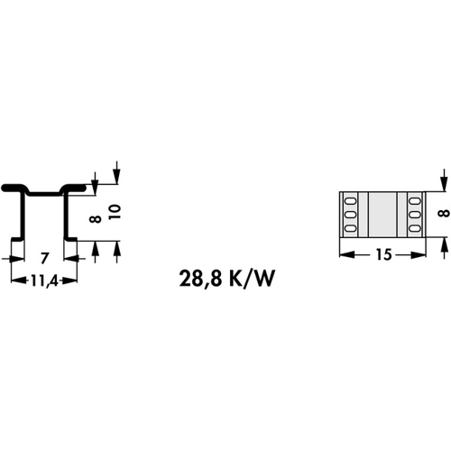FK 250 10 LF PAK Fischer Elektronik Heat Sinks Image 2