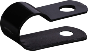 Cable clamp, max. bundle Ø 10.4 mm, polyamide, black, (L x W) 25 x 9.5 mm