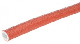 Protective hose, inside Ø 10 mm, outside Ø 15 mm, Glass fiber, red