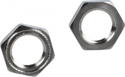 Accessory for sensor - fixing nuts - chromium plated steel - Ø 12 mm
