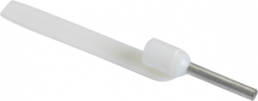 Insulated Wire end ferrule, 0.5 mm², 14 mm long, NF C 63-023, white, DZ5CA005