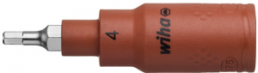 VDE 3/8 inch socket wrench, internal hexagon, 4 mm, L 75 mm, 246240