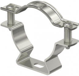 Spacer clamp, max. bundle Ø 44 mm, stainless steel, (L x W) 73 x 16 mm