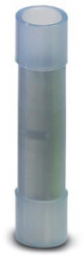 Butt connectorwith insulation, 1.5-2.5 mm², AWG 16 to 14, blue, 25.3 mm