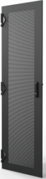 Varistar CP Steel Door, Perforated With 3-PointLocking, RAL 7021, 42 U, 2000H, 600W