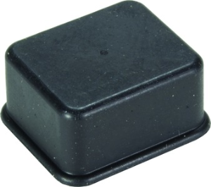 Protective cap, black, for modular RJ45 adapter, 09458450003