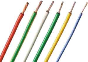PVC-Stranded wire, high flexible, FlexiVolt-1V, 2.5 mm², black, outer Ø 3.9 mm