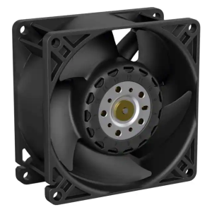 DC axial fan, 24 V, 80 x 80 x 38 mm, 204 m³/h, 71 dB, ball bearing, ebm-papst, 8315100162