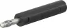 4 mm plug, screw connection, 2.5 mm², black, 64.2056-21