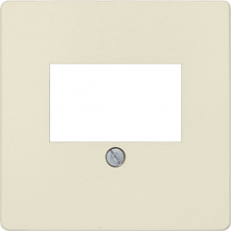 DELTA i-system cover plate for TAE/loudspeaker connection socket, electric white