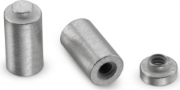 SMD spacer sleeve, internal thread, M1.6, 6.7 mm, steel