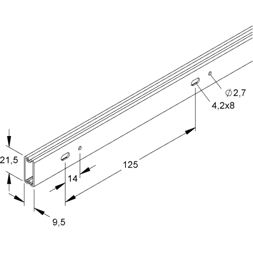 HKL1022.6 Kleinhuis Cable Channels Image 3