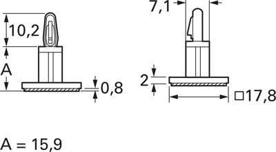 10013281 ESSENTRA COMPONENTS PCB Fasteners Image 2