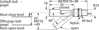 RSF74Y100RN Cynergy3 Float Switches, Flow Sensors Image 2