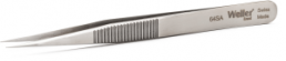 Precision tweezers, uninsulated, antimagnetic, stainless steel, 120 mm, 64SA