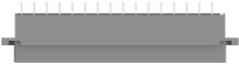 166733-4 AMP DIN PCB Connectors Image 3